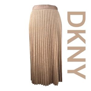 DKNY Pleated Midi Skirt, Size S.